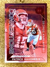 2025 Panini Icon Collection Mahomes Icon Connections Red George Karlaftis IC-21
