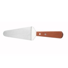 Winco TN166 5-1/2 Pie Server w/ Brown Handle