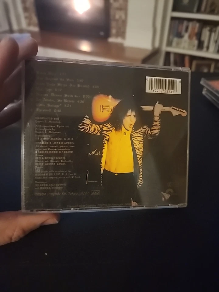 Yngwie J. Malmsteen’s Rising Force CD 1984 Polydor West Germany Pressing  Foto 2 de 4