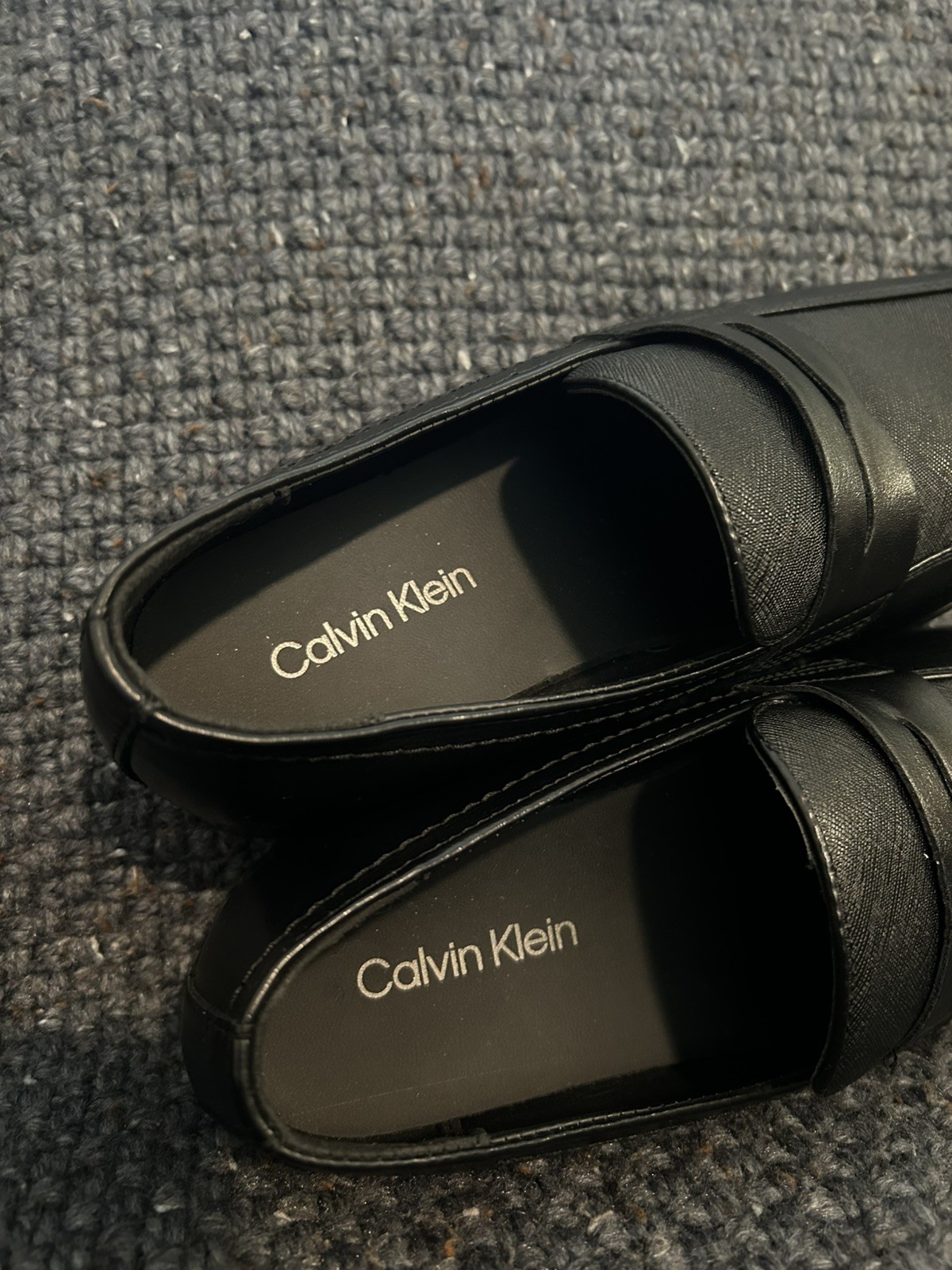 Calvin Klein Men's Black Slip-on Dress Shoes Loafer Black Size 8 NEW thumbnail 7