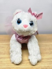 White Plush Cat Purse Poochie Co With Blue Eyes Hot Pink Strap And Tutu