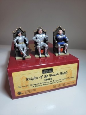 Britains 43005 Knights of the Round Table Sir Lucan/Bors de Gannis/Kay 3 Thrones