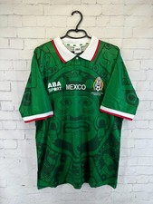 MEXICO TEAM 1996 1998 VINTAGE RETRO SOCCER FOOTBALL SHIRT JERSEY HOME SIZE L