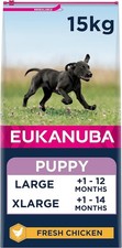 Eukanuba Growing Puppy Large Breed Chicken Dog Dry Food - 15kg 3.00 per kilo
