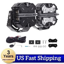 5 Inch Led Light Pods White Amber Drl Side Shooter Off Road Driving Lights Ip68