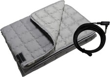 Grounding Mat 23.6x34.2 Inch, Earth Pad for Bed with Silver Fiber Cotton for S