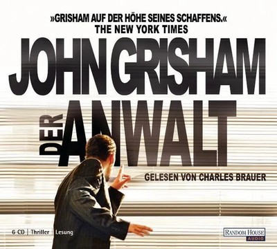 John Grisham Der Anwalt Hörbuch Thriller 6 CDs Charles Brauer Random House