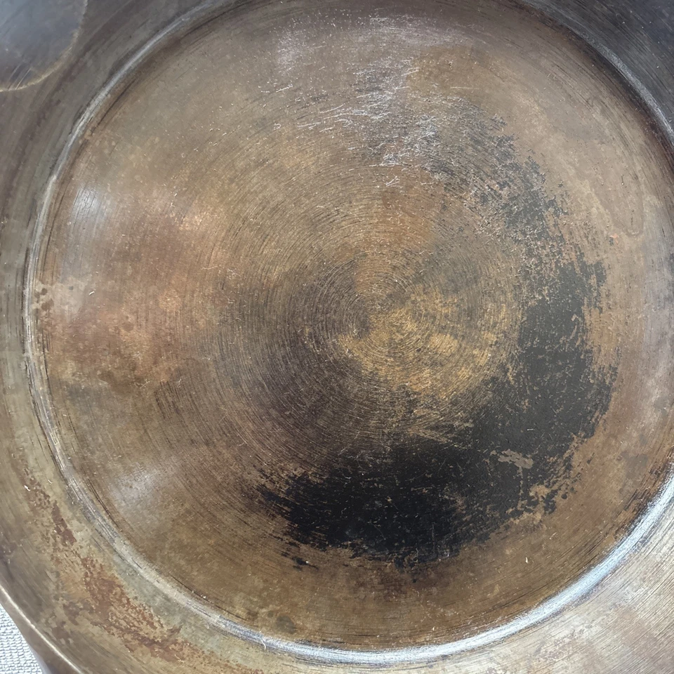 复古 Griswold No. 12铸铁煎锅719 D热戒指Erie PA小标志 — 第 2/4 张图片