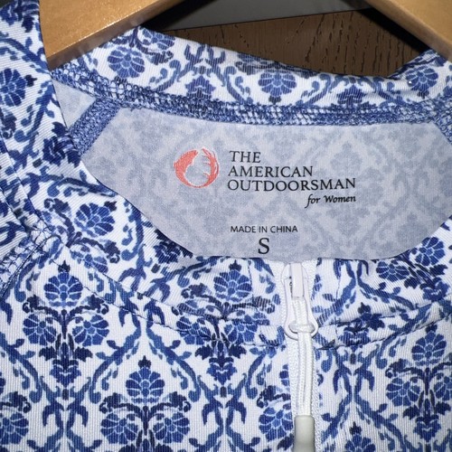 The American Outdoorsman for Women 1/2 Zip Long Sleeve Top UPF 40 ~ Size Small - Picture 6 of 13
