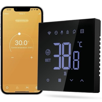MIUCDA Thermostat Fußbodenheizung WiFi Tuya Smart Raumthermostat Digital Alexa