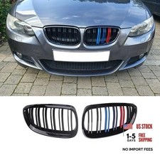 Front Kidney Grille Glossy Black Gloss Black With M-Color 2006-2009 E92