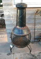 La Hacienda Chiminea Outdoor Log Wood Burner Heater