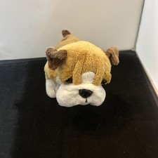 GANZ Webkinz Bulldog 8" Plush Stuffed Animal HM126 No Code JZ13