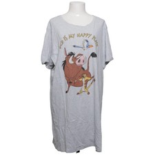 Primark, Nachthemd, Größe: 46/48, Grau, Print, Damen #k2q