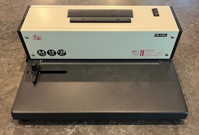 Rayon Model PD-1501, Coil Binding Machine Professional Machine No Crank or Cord