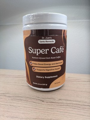 Santo Remedio Super Café, Coffee Powder with Prebiotic 8.4 Ounce (Pack of 1) 
