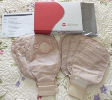 HOLLISTER 18183 NEW IMAGE 2 PC DRAINABLE OSTOMY POUCHES  NEW BOX 10 2-1/4" 57mm