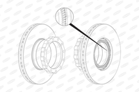 Bremsscheibe Vorderachse Hinterachse FüR MAN M 2000 L L2000 FOC