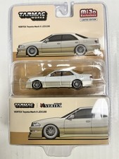 Tarmac Works 1/64 Vertex Toyota Chaser Mark II JZX100 Mark 2 Metallic White