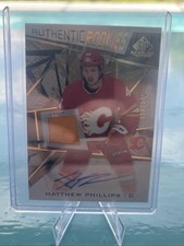 2021-22 Upper Deck SPGU- Authentic Rookies Matthew Phillips #199 Gold AU /135