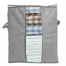 US Large anti Dust Clothes Storage Bag Quilt Blanket Storage Sort Home Organizer