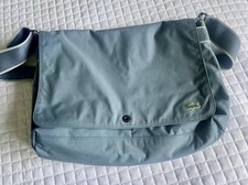 Borsa messenger Lacoste grigio/blu ottime condizioni. Vintage. Ottime condizioni