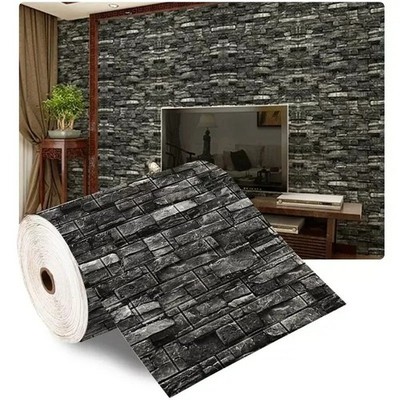 3D Foam Brick Self-Adhesive  Wall Waterproof Wallpaper Panel Home Wall Decor