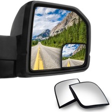 Convex Stick On Custom Fitted Blind Spot Mirrors Compatible With 2015-2020 Fo...