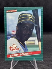 1986 Donruss #11 BARRY BONDS The Rookies Rookie Card CENTERED. rookie card picture