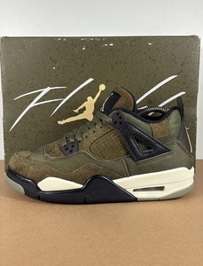 Air Jordan 4 retro SE Craft GS Olive Green FB9928-200 Sz 7y