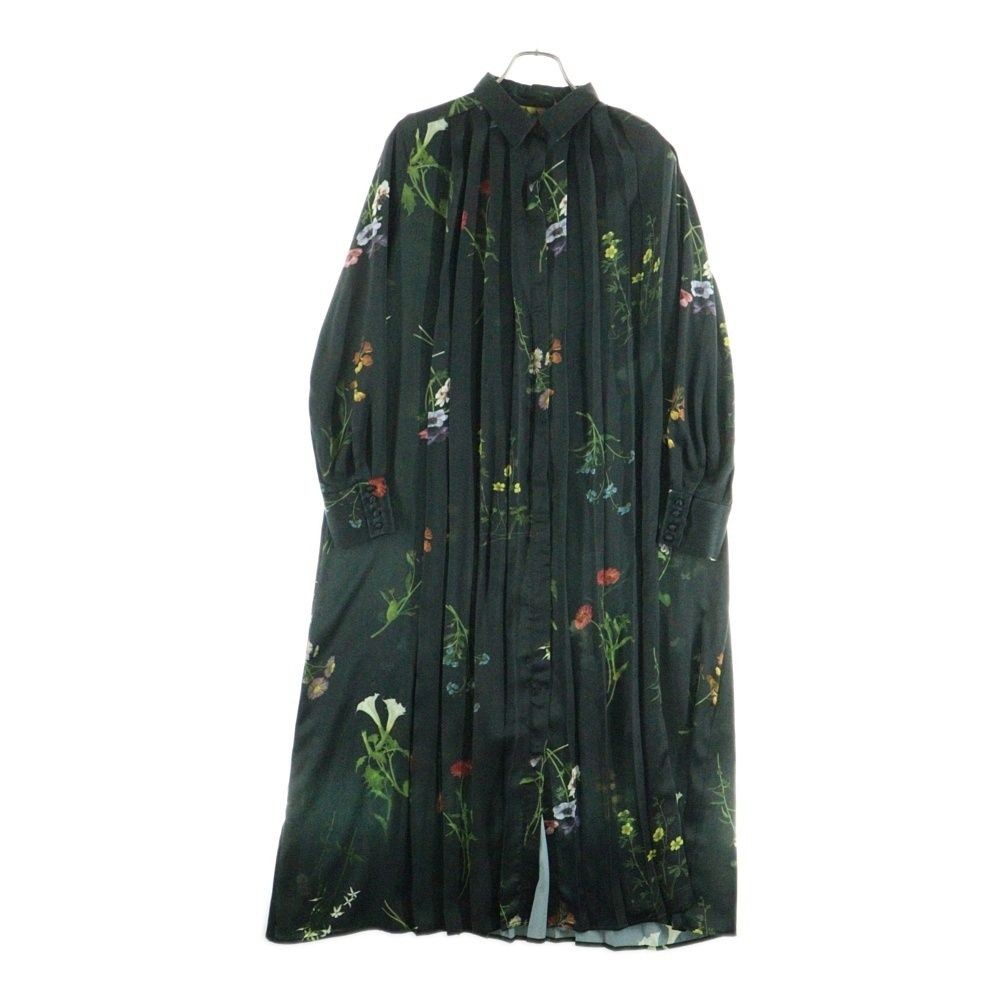 AMERI Botanical Print Polyester Vest Layered Long… - image 5
