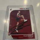 Panini 2019-20 NBA Hoops Tyler Herro Rookie Autograph #210 Miami Heat