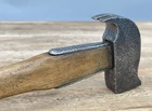 Vintage Antique Farriers Strapped Claw Hammer Shoeing Equestrian Old Tool