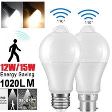 E27/B22 PIR Motion Sensor LED Smart Lamp Bulb Globe Auto ON/OFF Energy Saving