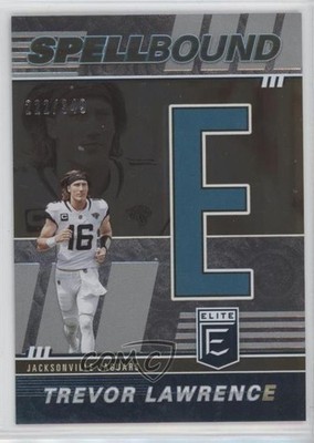 2022 Panini Donruss Elite Spellbound 222/349 Trevor Lawrence (Letter E) 07i7