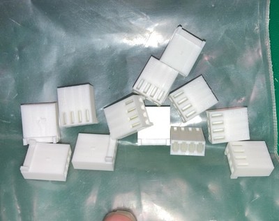 12 MOLEX MXN 2695-NRP SERIES 4 POSITION PIN HOUSING RECEPTACLE CONNECTOR .100