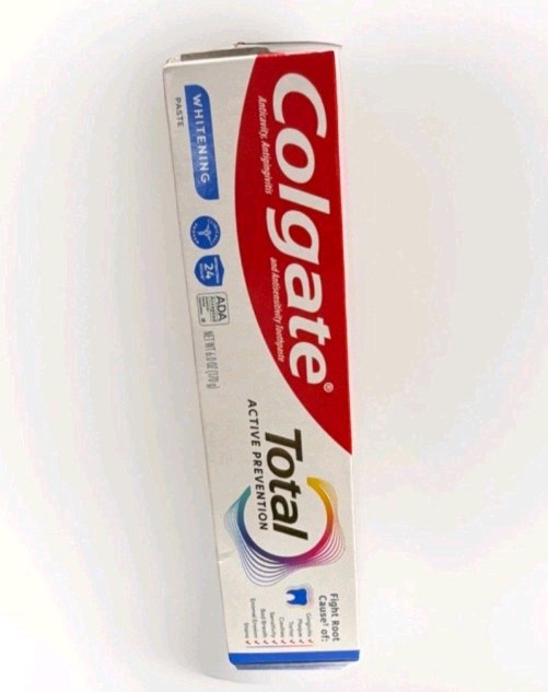 2Pcs Total Whitening Fluoride Toothpaste Mint 5.1 oz Sodium Fluoride