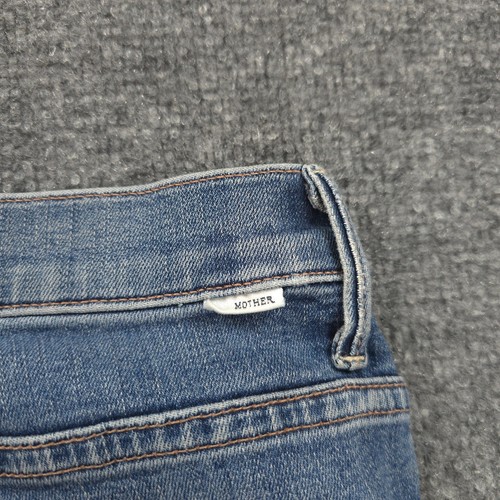 Mother Jeans Womens 26 Blue Denim The Insider Crop Step Chew Stretch Preppy USA - Picture 18 of 18