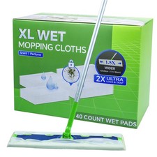 40 Count XL Wet Pads Refills for Swiffer Sweeper XL Mop