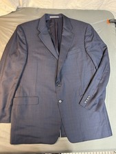 Hickey Freeman Men’s Jacket Boardroom Lori Piana Super 120s Wool USA Made 46L