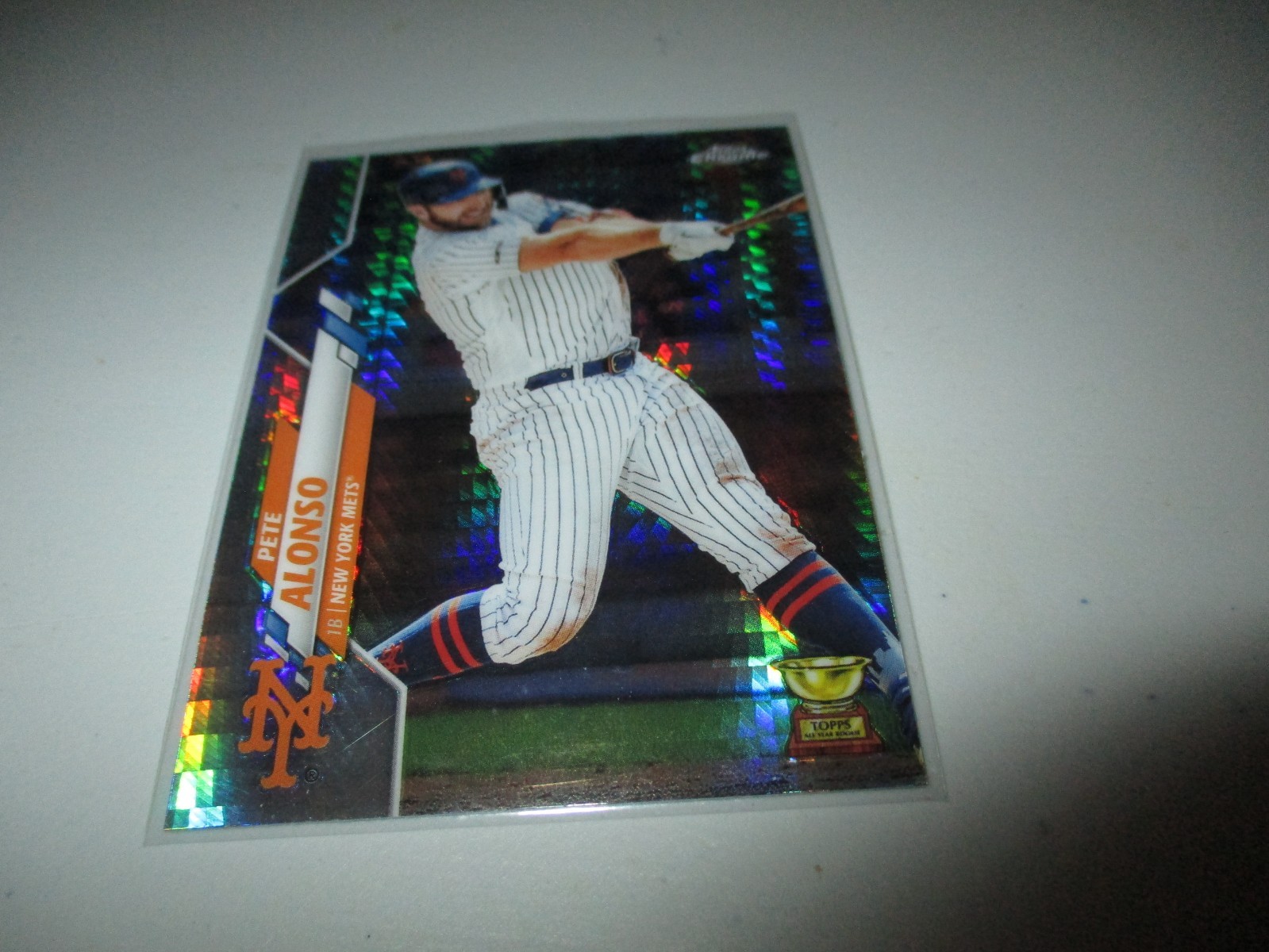 Pete Alonso 2020 Topps Chrome Prism Refractor #80