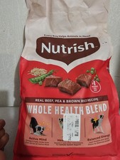 Rachael Ray Nutrish Real Beef, Pea,  Brown Rice Recipe Dry Dog Food, 6-lb bag