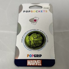 PopSockets Marvel Hulk PopGrip Swappable Phone Grip  Stand Green Universal