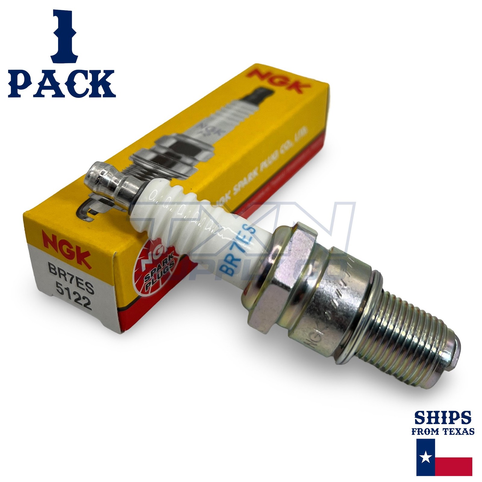 NGK 5122 Standard Spark Plug - BR7ES, 1 Pack