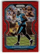 Kawann Short 2020 Panini Prizm #239 Panthers 033/149 Prizm Red Wave