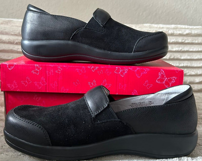 Alegria Womens Keli Professional ClogSueded Dream Fit Leather-US10.5-11Wide-New 