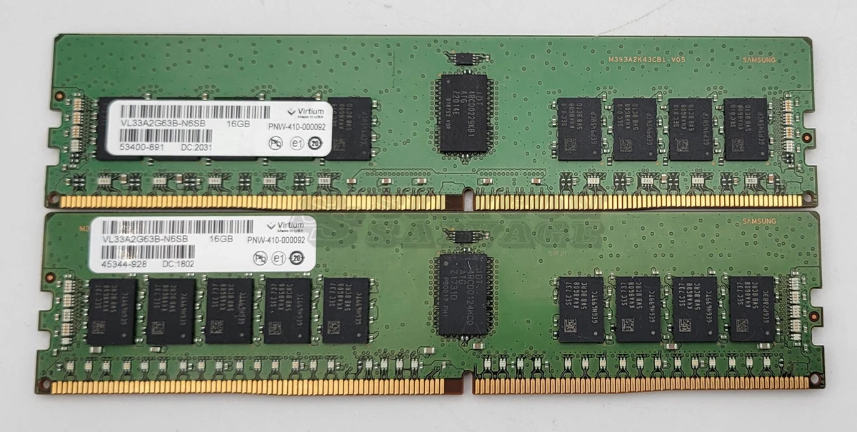 PC4-17000 (DDR4-2133) Bus Speed Computer RAM 32 GB Total Capacity