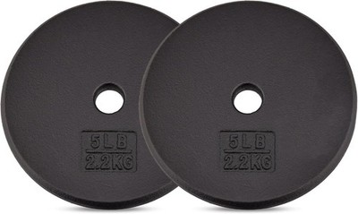 Standard 1'' Cast Iron Weight Plate - Ideal for Strength Training - Multiple Weig