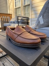 Gucci Men's Vintage Tan Walnut Leather Loafers  US 12 / EU 46