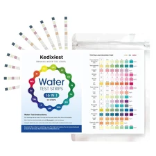 50 PCS 16-in-1 Drinking Water Test Strips – Home Water Testing Kit for Lead, ...